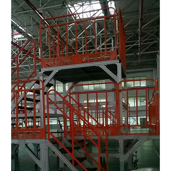 Industrial Maintenance Platform Ladder