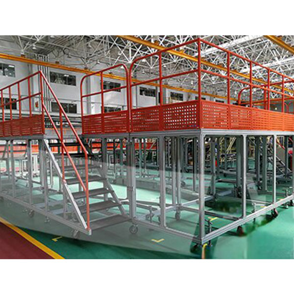 Industrial Maintenance Platform Ladder